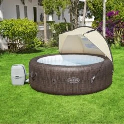 Auvent Pour Spa Gonflable Bestway Lay-Z-Spa 7 Auvent Pour Spa Gonflable Bestway Lay-Z-Spa -PiscinePro Soldes Magasin auvent pour spa gonflable bestway lay z spa 1