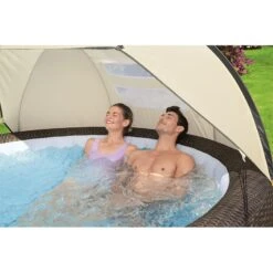 Auvent Pour Spa Gonflable Bestway Lay-Z-Spa 9 Auvent Pour Spa Gonflable Bestway Lay-Z-Spa -PiscinePro Soldes Magasin auvent pour spa gonflable bestway lay z spa 3