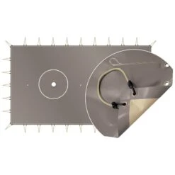 Bâche D'hivernage Opaque Classic Sandows + Pitons Gazon