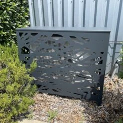 Habillage Cache Pompe à Chaleur Design -PiscinePro Soldes Magasin habillage cache pompe a chaleur design 2