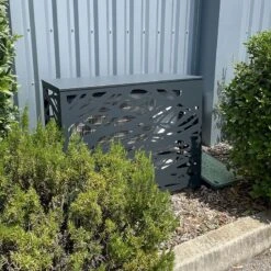 Habillage Cache Pompe à Chaleur Design -PiscinePro Soldes Magasin habillage cache pompe a chaleur design 4