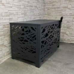 Habillage Cache Pompe à Chaleur Design -PiscinePro Soldes Magasin habillage cache pompe a chaleur design 5