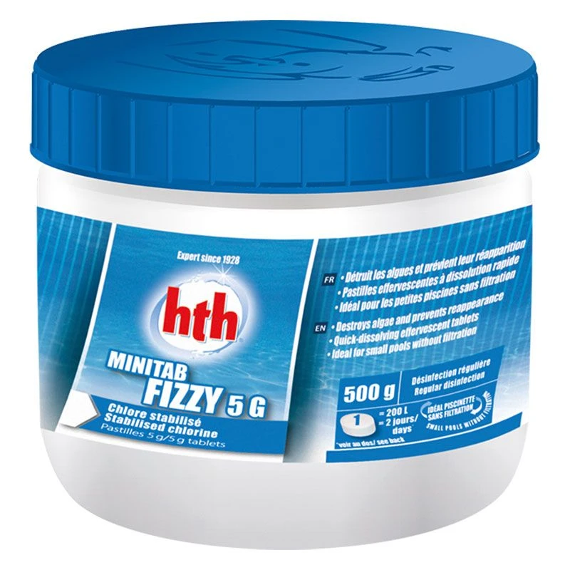 HTH Minitab Fizzy - Chlore Pastilles Effervescentes 5g 3 HTH Minitab Fizzy - Chlore Pastilles Effervescentes 5g