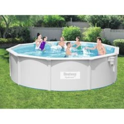 Piscine Acier Bestway Hydrium Ronde 4,60 X H1,20m 9 Piscine Acier Bestway Hydrium Ronde 4,60 X H1,20m -PiscinePro Soldes Magasin piscine acier bestway hydrium ronde 460 x h120m 3
