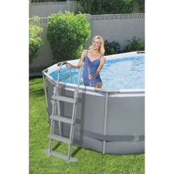 Piscine Bestway Ovale Power Steel 4,27 X 2,50 H1,00m -PiscinePro Soldes Magasin piscine bestway ovale power steel 427 x 250 h100m 3