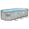 Piscine Bestway Ovale Power Steel Swim Vista Décor Pierre 5,49 X 2,74 H1,22m -PiscinePro Soldes Magasin piscine bestway ovale power steel swim vista decor pierre 549 x 274 h122m