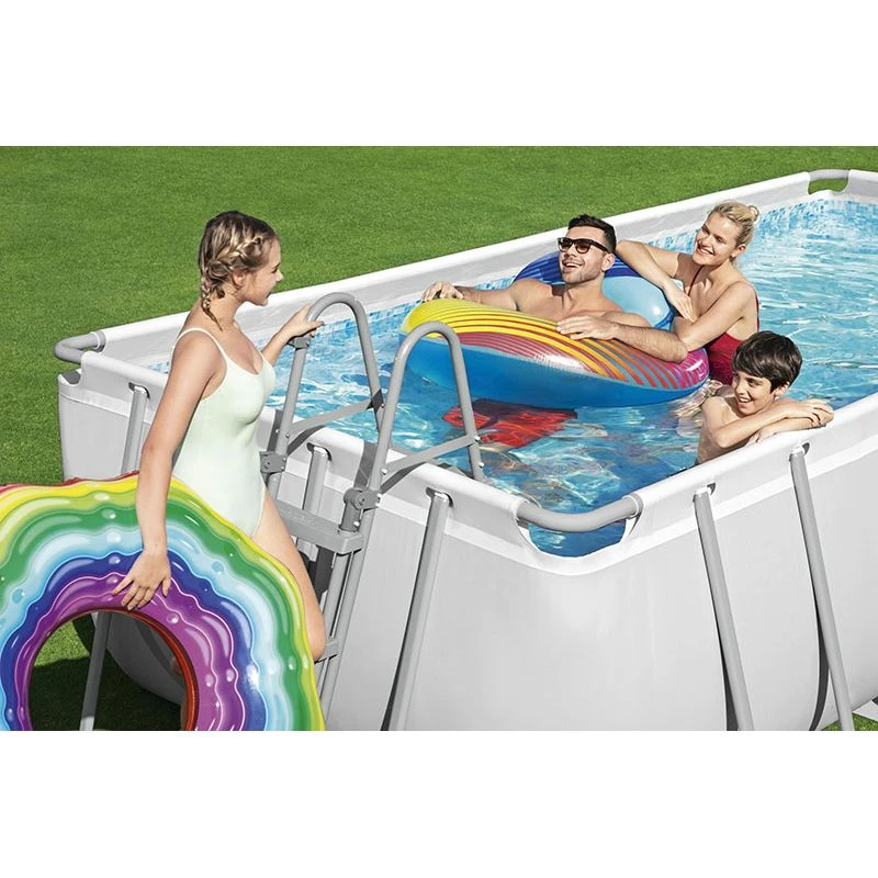 Piscine Bestway Rectangulaire Power Steel 4,88 X 2,44 H1,22m 7 Piscine Bestway Rectangulaire Power Steel 4,88 X 2,44 H1,22m – Image 5