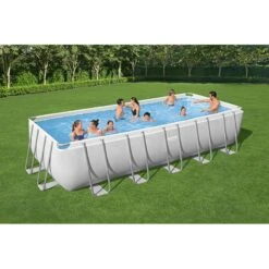 Piscine Bestway Rectangulaire Power Steel 6,40 X 2,74 H1,32m -PiscinePro Soldes Magasin piscine bestway rectangulaire power steel 640 x 274 h132m 2