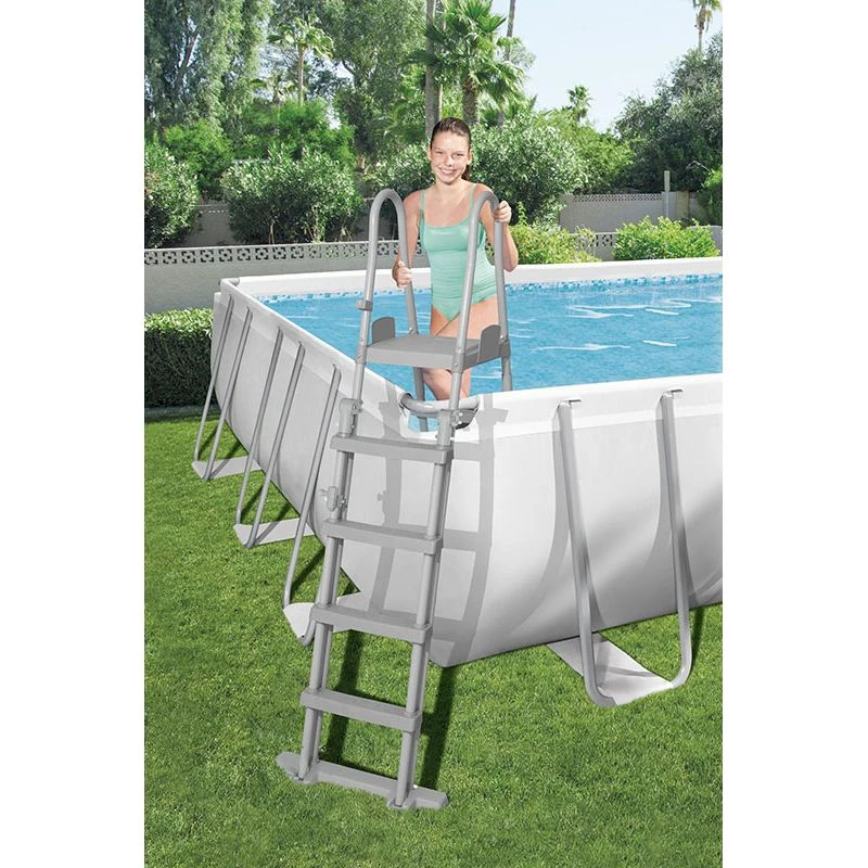Piscine Bestway Rectangulaire Power Steel 7,32 X 3,66 H1,32m 7 Piscine Bestway Rectangulaire Power Steel 7,32 X 3,66 H1,32m – Image 5