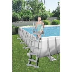 Piscine Bestway Rectangulaire Power Steel 9,56 X 4,88 H1,32m -PiscinePro Soldes Magasin piscine bestway rectangulaire power steel 956 x 488 h132m 4