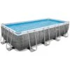 Piscine Bestway Rectangulaire Power Steel Décor Rotin 5,49 X 2,74 H1,22m -PiscinePro Soldes Magasin piscine bestway rectangulaire power steel decor rotin 549 x 274 h122m