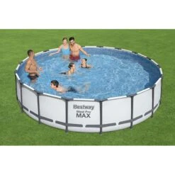 Piscine Bestway Ronde Steel Pro Max 5,49 X H1,22m 12 Piscine Bestway Ronde Steel Pro Max 5,49 X H1,22m -PiscinePro Soldes Magasin piscine bestway ronde steel pro max 549 x h122m 4