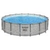 Piscine Bestway Ronde Steel Pro Max Decor Pierre 5,49 X H1,22m -PiscinePro Soldes Magasin piscine bestway ronde steel pro max decor pierre 549 x h122m