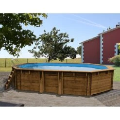 Piscine Bois Alista 5,00 X 3,00 X H1,30m -PiscinePro Soldes Magasin piscine bois alista 500 x 300 x h130m 2