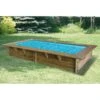 Ubbink Piscine Bois Azura 3,50 X 2,00 X H0,71m -PiscinePro Soldes Magasin piscine bois azura 350 x 200 x h071m