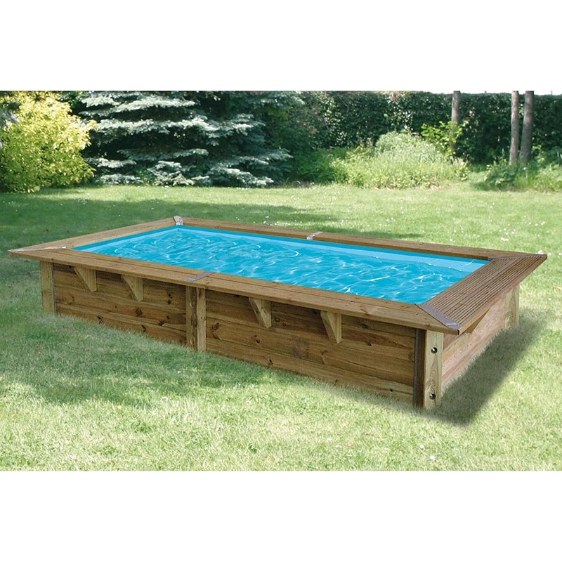 Ubbink Piscine Bois Azura 3,50 X 2,00 X H0,71m 3 Ubbink Piscine Bois Azura 3,50 X 2,00 X H0,71m