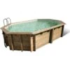 Ubbink Piscine Bois Azura 4,90 X 3,55 X H1,30m -PiscinePro Soldes Magasin piscine bois azura 490 x 355 x h130m