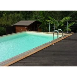 Ubbink Piscine Bois Azura 5,05 X 3,50 X H1,26m -PiscinePro Soldes Magasin piscine bois azura 505 x 350 x h126m 4