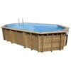 Ubbink Piscine Bois Azura 7,50 X 4,00 X H1,30m -PiscinePro Soldes Magasin piscine bois azura 750 x 400 x h130m