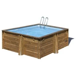 Piscine Bois Carra 3,05 X 3,05 X H1,19m -PiscinePro Soldes Magasin piscine bois carra 305 x 305 x h119m 2