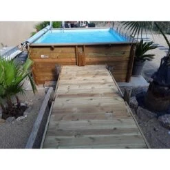 Piscine Bois Carra 3,05 X 3,05 X H1,19m -PiscinePro Soldes Magasin piscine bois carra 305 x 305 x h119m 5