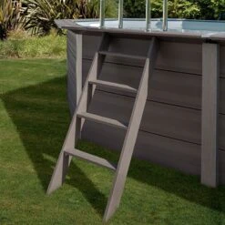 Piscine Bois Composite Avant Garde Gre 5,24 X 3,86 X H1,24m -PiscinePro Soldes Magasin piscine bois composite avant garde gre 524 x 386 x h124m 2