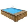 Piscine Bois Evora Plus 6,20 X 4,20 X H1,36m 1 Piscine Bois Evora Plus 6,20 X 4,20 X H1,36m -PiscinePro Soldes Magasin piscine bois evora plus 620 x 420 x h136m