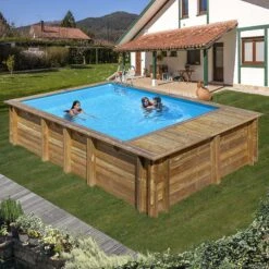 Piscine Bois Evora Plus 6,20 X 4,20 X H1,36m 7 Piscine Bois Evora Plus 6,20 X 4,20 X H1,36m -PiscinePro Soldes Magasin piscine bois evora plus 620 x 420 x h136m 2