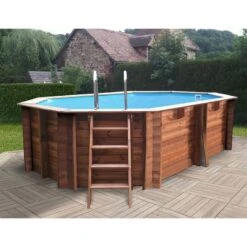 Piscine Bois Grenade II 4,36 X 3,36 X H1,17m -PiscinePro Soldes Magasin piscine bois grenade ii 436 x 336 x h117m 1