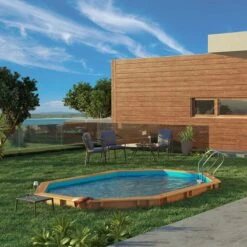 Piscine Bois Grenade II 4,36 X 3,36 X H1,17m -PiscinePro Soldes Magasin piscine bois grenade ii 436 x 336 x h117m 2