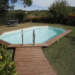 Ubbink Piscine Bois Lagon 5,50 X 3,00 X H1,20m -PiscinePro Soldes Magasin piscine bois lagon 550 x 300 x h120m 6