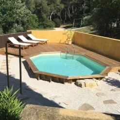 Devant -PiscinePro Soldes Magasin piscine bois lagon 550 x 400 x h120m 1