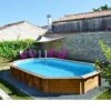 Piscine Bois Lavender 5,70 X 3,95 X H1,27m 2 Piscine Bois Lavender 5,70 X 3,95 X H1,27m -PiscinePro Soldes Magasin piscine bois lavender 570 x 395 x h127m