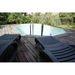 Ubbink Piscine Bois Ocea 6,10 X 4,00 X H1,30m -PiscinePro Soldes Magasin piscine bois ocea 610 x 400 x h130m 5