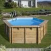 Piscine Bois Vanille II 4,00 X H1,19m -PiscinePro Soldes Magasin piscine bois vanille ii 400 x h119m