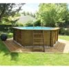Piscine Bois Vanille Premium 4,12 X H1,19m -PiscinePro Soldes Magasin piscine bois vanille premium 412 x h119m