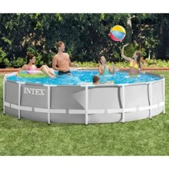 Piscine Tubulaire Intex Prism Frame 4,57 X H1,07m -PiscinePro Soldes Magasin piscine intex prism frame 457 x h107m 1