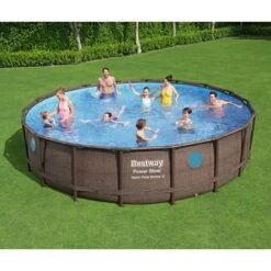 Piscine Tubulaire Bestway Power Steel Swim Vista 5,49 X H1,22m -PiscinePro Soldes Magasin piscine tubulaire bestway power steel swim vista 549 x h122m 1