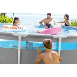 Piscine Tubulaire Intex Clear Window 4,88 X H1,22m -PiscinePro Soldes Magasin piscine tubulaire intex clear window 488 x h122m 4