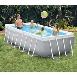 Piscine Tubulaire Intex Prism Frame 4,00 X 2,00 X H1,00m -PiscinePro Soldes Magasin piscine tubulaire intex prism frame 400 x 200 x h100m 1