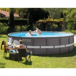 Piscine Tubulaire Intex Ultra Frame XTR 5,49 X H1,32m -PiscinePro Soldes Magasin piscine tubulaire intex ultra frame xtr 549 x h132m 1