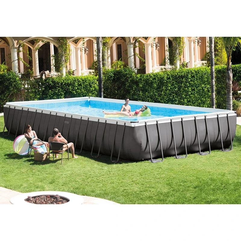 Piscine Tubulaire Intex Ultra Frame XTR 9,75 X 4,88 X H1,32m 4 Piscine Tubulaire Intex Ultra Frame XTR 9,75 X 4,88 X H1,32m – Image 2