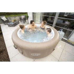 Spa Bestway Lay-Z Palm Springs Air Jet 4-6 Places -PiscinePro Soldes Magasin spa bestway lay z palm springs air jet 4 6 places 7