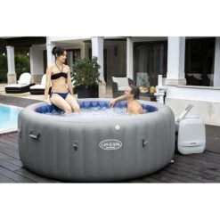 Spa Bestway Lay-Z Santorini Hydrojet Pro 5-7 Places -PiscinePro Soldes Magasin spa bestway lay z santorini hydrojet pro 5 7 places 12