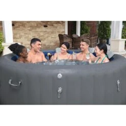 Spa Bestway Lay-Z Santorini Hydrojet Pro 5-7 Places -PiscinePro Soldes Magasin spa bestway lay z santorini hydrojet pro 5 7 places 3