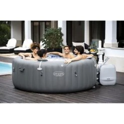 Spa Bestway Lay-Z Santorini Hydrojet Pro 5-7 Places -PiscinePro Soldes Magasin spa bestway lay z santorini hydrojet pro 5 7 places 5