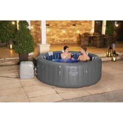 Spa Bestway Lay-Z Santorini Hydrojet Pro 5-7 Places -PiscinePro Soldes Magasin spa bestway lay z santorini hydrojet pro 5 7 places 8