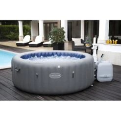 Spa Bestway Lay-Z Santorini Hydrojet Pro 5-7 Places -PiscinePro Soldes Magasin spa bestway lay z santorini hydrojet pro 5 7 places 9