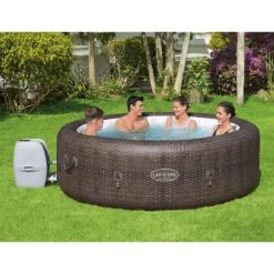 Spa Bestway Lay-Z St Moritz Air Jet 5-7 Places -PiscinePro Soldes Magasin spa bestway lay z st moritz air jet 5 7 places 4