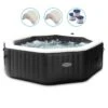 Spa Intex Pure Spa Carbone Bulles Et Jets 4 Places -PiscinePro Soldes Magasin spa intex pure spa carbone bulles et jets 4 places